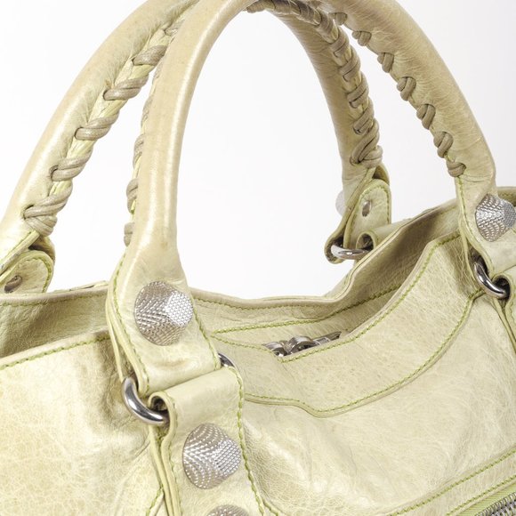 Balenciaga Pistachio Agneau GSH Motorcycle City Bag - Picture 7 of 15